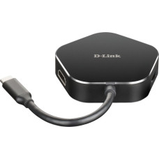 D-Link Rūteris D-link  4-in-1 USB-C Hub with HDMI and Power Delivery DUB-M420	 0.11 m
