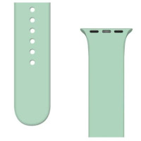 Ilike Siksniņa iLike  Silicone Strap APS Silicone Watch Band Ultra / 8/7/6/5/4/3/2 / SE (49/45/44 / 42mm) Strap Watchband Light Green