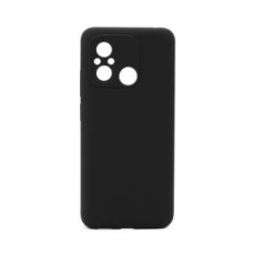 Connect Aizmugurējais vāciņš Connect Xiaomi Redmi 12C Premium Quality Soft Touch Silicone Case Black