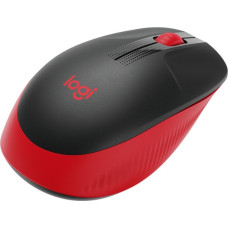 Logitech Datora pele Logitech  Full size Mouse M190 	Wireless, Red, USB