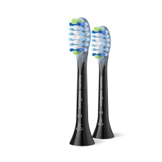 Philips Zobu birste Philips  Replacement brush heads | HX9042/88 Sonicare Premium Plaque Defence | Heads | For adults | Number of brush heads included 2 | Black