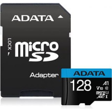 Adata Atmiņas kartes ADATA  microSDXC/SDHC UHS-I Memory Card Premier  128 GB, microSDHC/SDXC, Flash memory class 10