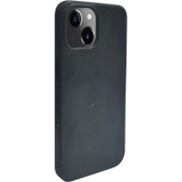Ilike Aizmugurējais vāciņš iLike Apple iPhone 14 Silicone plastic case Eco Print Design Black