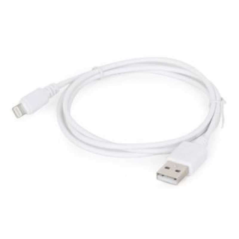 Cablexpert Kabelis Cablexpert  8-pin sync and charging cable, white, 1 m