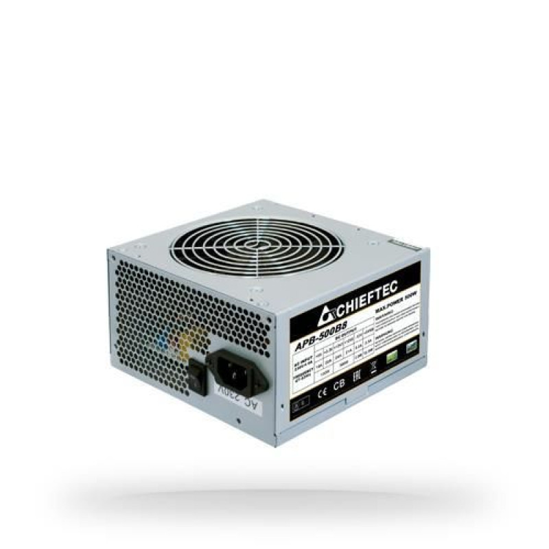 Chieftec Barošanas bloks Chieftec  Power Supply||500 Watts|PFC Active|APB-500B8