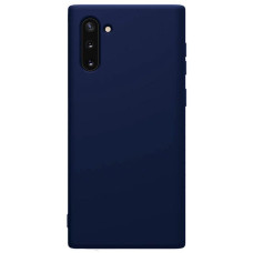 Nillkin Aizmugurējais vāciņš Nillkin Samsung Galaxy Note 10 Rubber Wrapped Protective Cover Blue