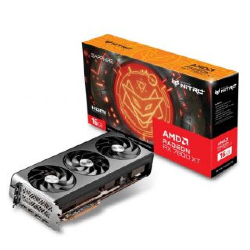 Sapphire Grafiskās karte / Video kartes Sapphire  Graphics Card||AMD Radeon RX 7800 XT|16 GB|GDDR6|256 bit|PCIE 4.0 16x|2xHDMI|2xDisplayPort|11330-01-20G