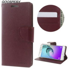 Mercury Atveramie maciņi Mercury Apple iPhone X/XS Bravo Diary Wine