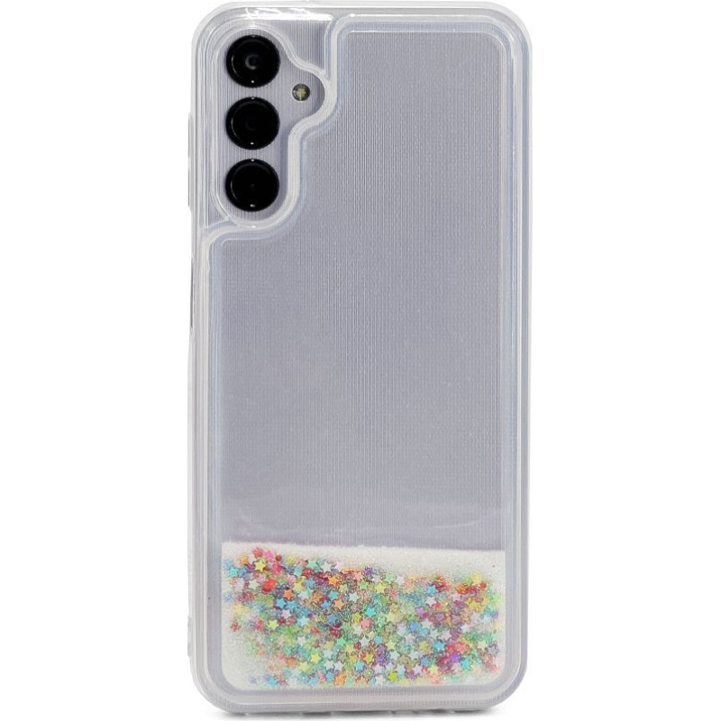 Ilike Aizmugurējais vāciņš iLike Samsung Galaxy A34 5G Silicone Case Water Glitter Rainbow