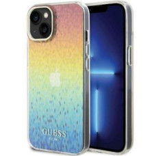 Guess Aizmugurējais vāciņš Guess Apple iPhone 15 HC IML FACETED MIRROR DISCO IRIDESCENT