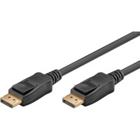 Goobay Monitoru piederums Goobay  DisplayPort connector cable 2.0 58534 Black, DP to DP, 2 m