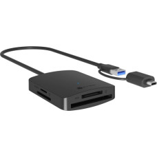Raidsonic Parveidotājs Raidsonic  4-in-1 Card Reader with USB 3.2 Gen 1 Type-A + Type-C | IB-CR302-CU3