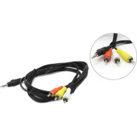 Gembird Kabelis Gembird  CABLE AUDIO 3.5MM 4PIN TO 3RCA/AV 2M CCA-4P2R-2M