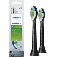 Philips Zobu birste Philips  Standard Sonic Toothbrush Heads HX6062/13 Sonicare W2 Optimal For adults and children, Number of brush heads included 2, Sonic technology, Black