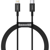 Baseus Kabelis Baseus  Baseus Superior Series USB-C / Lightning PD 20W 1 m cable - black