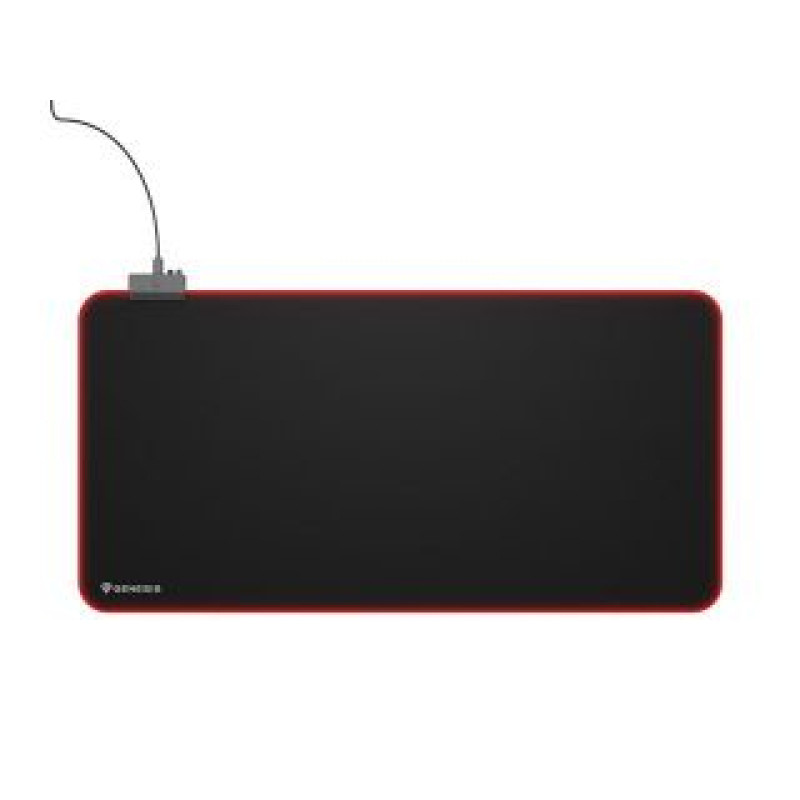 Genesis Datora pele Genesis  Mouse Pad | Boron 500 XXL RGB | Mouse pad | 400 x 800 x 4 mm | Black