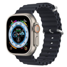 Dux Ducis Siksniņa Dux Ducis  Strap Watch Strap 8 / 7 / 6 / 5 / 4 / 3 / 2 / SE (41 / 40 / 38mm) Silicone Band Bracelet Grey