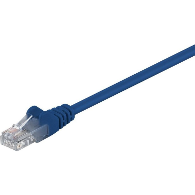 Goobay Kabelis Goobay  68335 CAT 5e patch cable, U/UTP, blue, 0.5 m