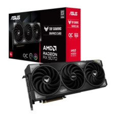 Asus Grafiskās karte / Video kartes Asus  Graphics Card||AMD Radeon RX 9070|16 GB|GDDR6|256 bit|PCIE 5.0 16x|Triple slot Fansink|1xHDMI|3xDisplayPort|TUF-RX9070-O16G-GAMING