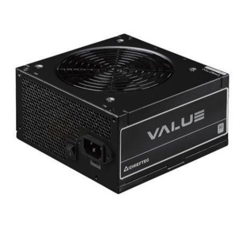 Chieftec Barošanas bloks Chieftec  Power Supply||600 Watts|Efficiency 80 PLUS|PFC Active|APB-600B8-BK
