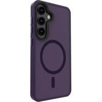 Evelatus Aizmugurējais vāciņš Evelatus Samsung Galaxy S25 Hybird Case With Magnetic PC+TPU Purple