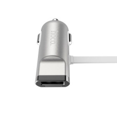 Hoco Auto lādētāji Hoco Universal UCL01 Multifunction apple+micro usb Silver