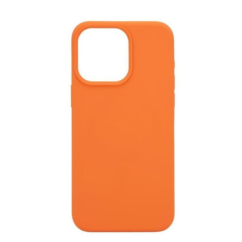 Connect Aizmugurējais vāciņš Connect Apple iPhone 15 Pro Max Premium Magsafe Soft Touch Silicone Case New Function Orange