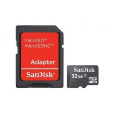 Sandisk By Western Digital Cita datorprece SANDISK BY WESTERN DIGITAL  MEMORY MICRO SDHC 32GB W/ADAPT/CL4 SDSDQM-032G-B35A SANDISK