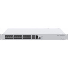 Mikrotik Nevadāms centrmezgls Mikrotik  Switch||Rack|1x10Base-T / 100Base-TX|24xSFP+|2xQSFP+|1xRJ45|CRS326-24S+2Q+RM