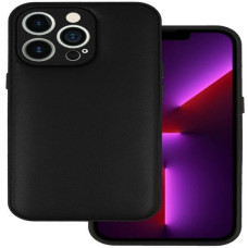 Ilike Aizmugurējais vāciņš iLike Samsung GALAXY A14 4G LEATHER 3D CASE Black