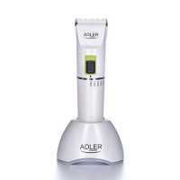Adler Matu trimmeris Adler  Hair clipper AD 2827 Cordless or corded, Number of length steps 4, White