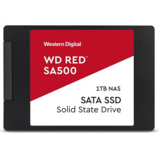 Western Digital Cietais disks SSD Western Digital  SSD||Red SA500|1TB|SATA 3.0|Write speed 530 MBytes/sec|Read speed 560 MBytes/sec|2,5