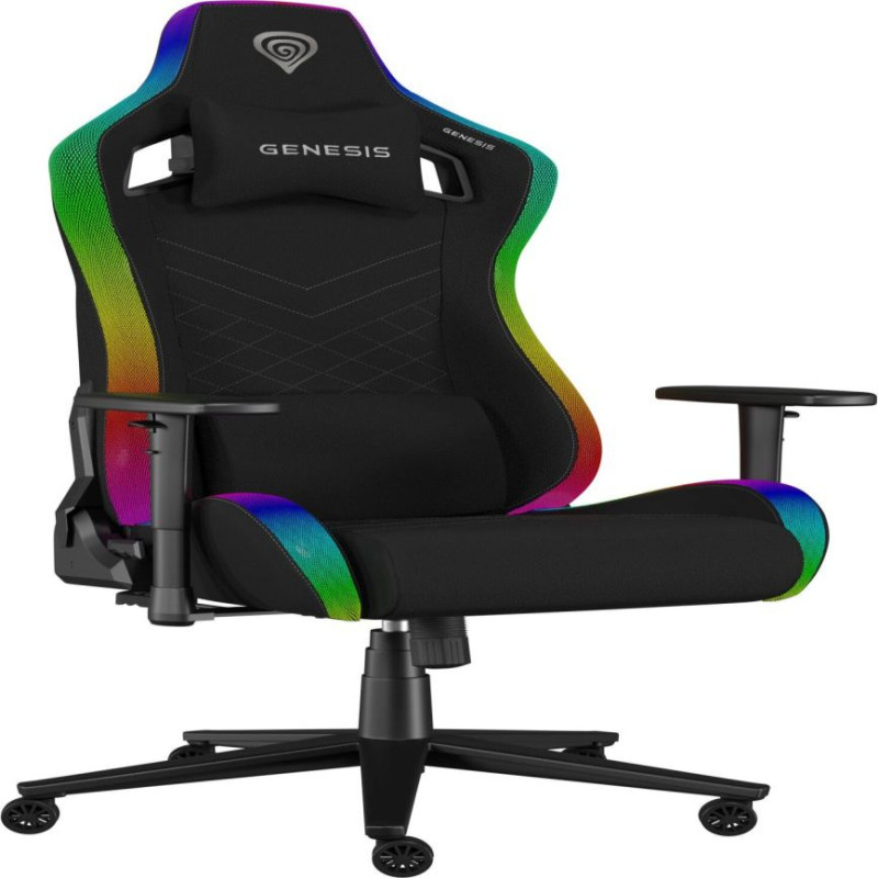 Genesis Datoru krēsli / galdi Genesis  Gaming Chair | Trit 660 RGB | Black