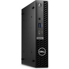Dell Personālais dators Dell  PC||OptiPlex|Micro Form Factor 7020|Micro|CPU Core i3|i3-14100T|2700 MHz|RAM 8GB|DDR5|5600 MHz|SSD 512GB|Graphics card Integrated Graphics|Integrated|ENG|Windows 11 Pro|Included Accessories  Optical Mouse-MS116 - Black, Multi