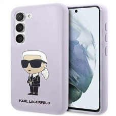 Karl Lagerfeld Aizmugurējais vāciņš Karl Lagerfeld Samsung Galaxy S23 Silicone Ikonik hardcase S911 Purple