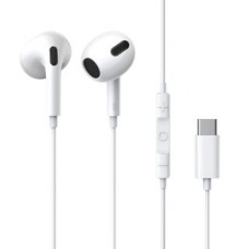 Baseus Vadu austiņas Baseus  Baseus encok c17 in-ear wired headphones with usb type c microphone white (NGCR010002)