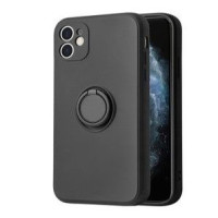 Ilike Aizmugurējais vāciņš iLike Apple iPhone 14 SILICONE RING Black
