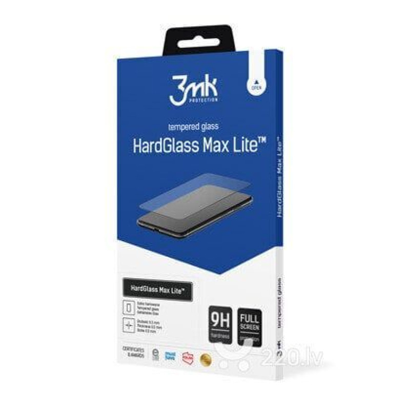 3MK Aizsargstikls 3MK Xiaomi Redmi 10 HardGlass Max Lite Black