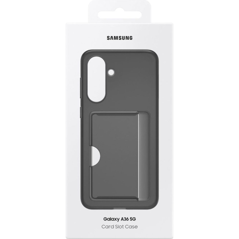 Samsung Cits mobilo telefonu aksesuārs Samsung  Samsung Card Slot Case EF-OA366TBEGWW with Card Slot for Samsung Galaxy A36 5G - Black