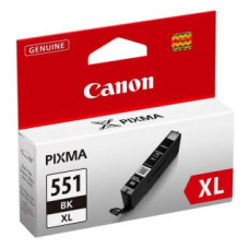 Canon Aksesuāri un izejmateriāli Canon  CLI-551XL BK Ink Cartridge, Black