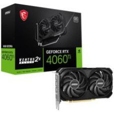 MSI Grafiskās karte / Video kartes MSI  Graphics Card||NVIDIA GeForce RTX 4060 Ti|8 GB|GDDR6|128 bit|PCIE 4.0 16x|Dual Slot Fansink|1xHDMI|3xDisplayPort|4060TIVENT2XBLACK8GOC