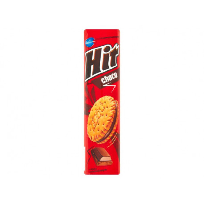 HIT cepumi ar šokolādes pildījumu 220g
