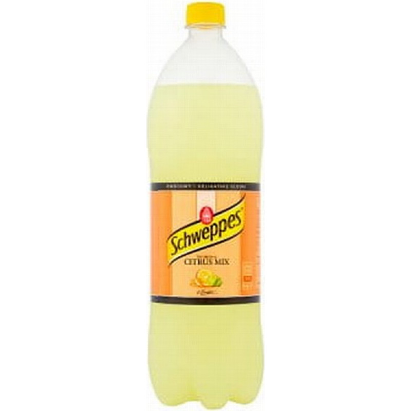SCHWEPPES gāzēts dzēriens ar citrusu augļu miksa garšu 1.35l