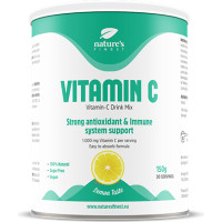 Nature's finest 'Vitamin-C Drink Mix. Augstas dozācijas un absorbcijas C vitamīna dzēriens ar dabisku citronu, bez cukura. 150g