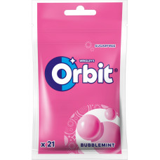 ORBIT BUBBLEMINT košļājamā gumija, paciņā 29g