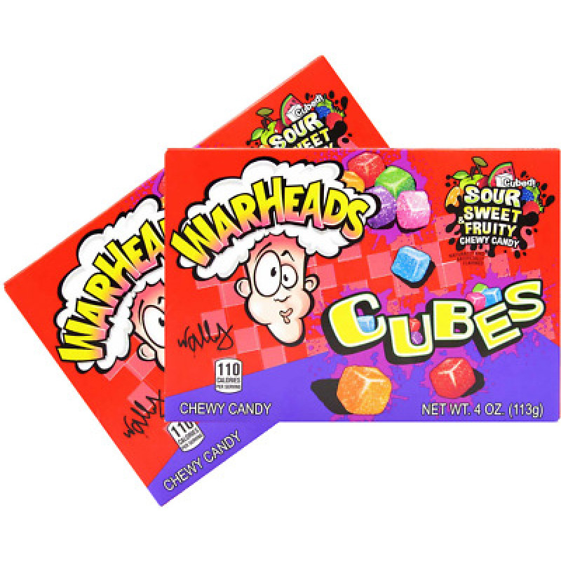 WarHeads Chewy Cubes Konfektes 113g