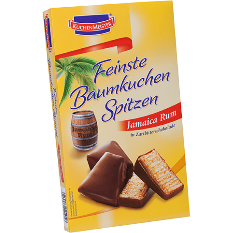 KUCHENMEISTER kūciņas ar Jamaikas rumu rūgtajā šokolādē 150g