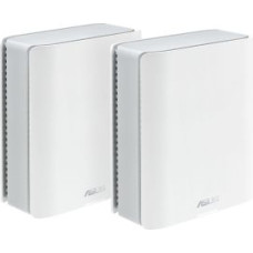 Asus Rūteris Asus  | Tri-band WiFi 7 Smart AiMesh Extendable Router | ZenWiFi BT8 (2pk) | 802.11be | 14000 Mbit/s | Ethernet LAN (RJ-45) ports 4 | Mesh Support Yes | MU-MiMO Yes | 4G/5G | Antenna type Internal | 1