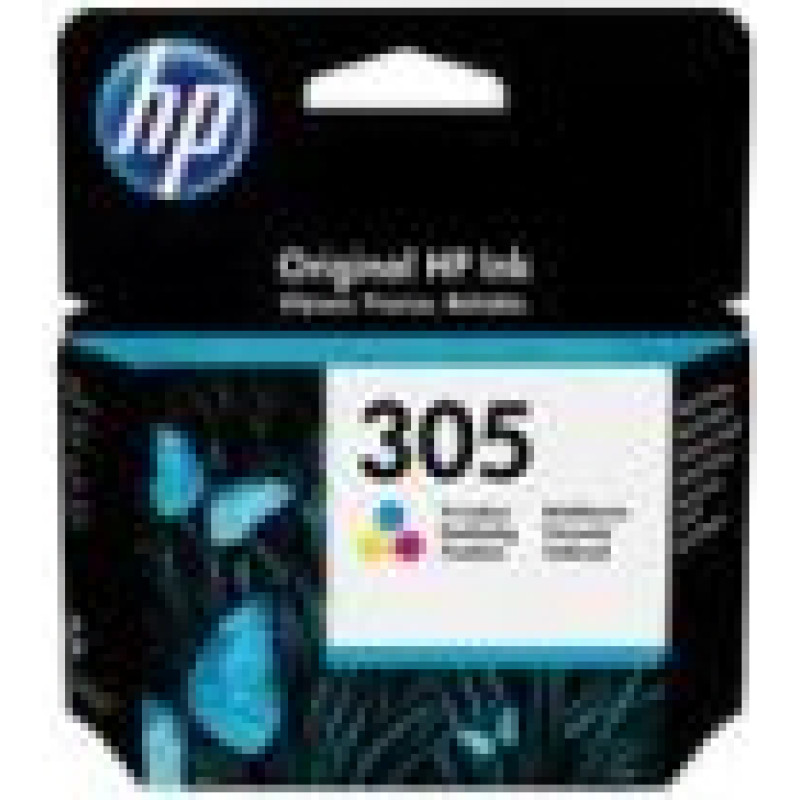 HP Aksesuāri un izejmateriāli HP  HP 305 Tri-color Original Ink Cartridge