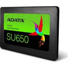Adata Cietais disks SSD ADATA  Ultimate SU650 3D NAND SSD 960 GB, SSD form factor 2.5”, SSD interface SATA, Write speed 450 MB/s, Read speed 520 MB/s